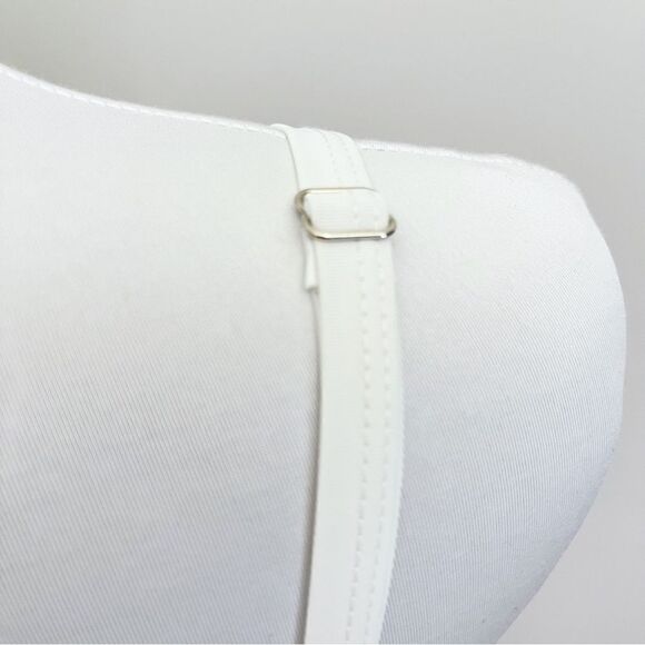 Patriotic USA American Flag Stars and Stripes Lattice One Piece Swimsuit - Picture 8 of 16